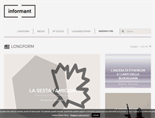 Tablet Screenshot of inform-ant.com